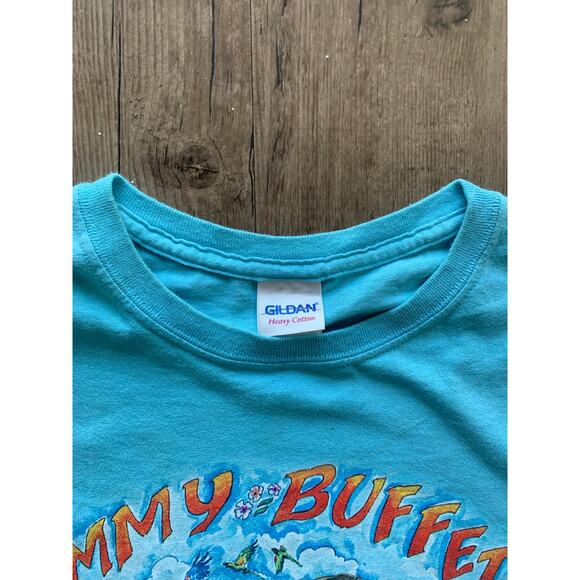 Jimmy Buffett Concert T-Shirt XL Baby Blue Graphic Tee - Picture 4 of 4